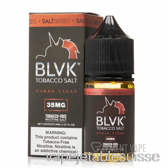 Vape Suisse Sel De Cigare Cubain - Blvk - 30ml 50mg